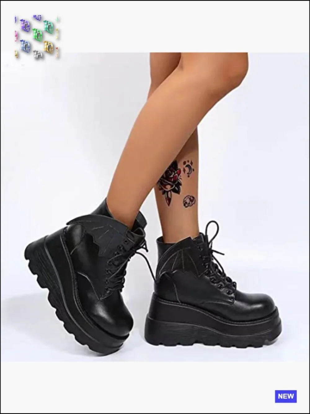 Mary Jane Dress Pumps Lolita Platform Chunky Heel Gothic Double Ankle Strap
